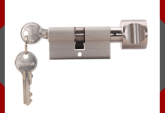 RUỘT KHÓA HAFELE-1 ĐẦU CHÌA 1 ĐẦU NÚM VẶN- 65mm-916.96.311