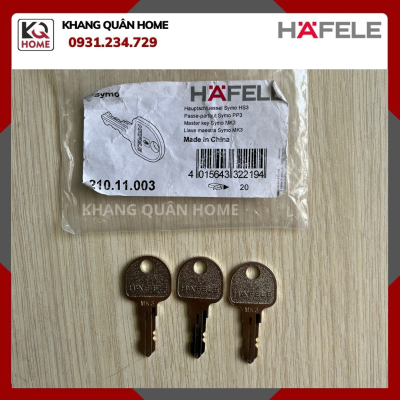 Chìa Chủ Cho Lõi Khóa Symo Hafele 210.11.003