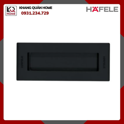 DIY Tay nắm âm 150x51mm – Màu đen mờ Hafele 489.72.137