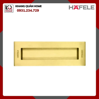 DIY Tay nắm âm 150x51mm – Màu đồng bóng PVD Hafele 489.72.142