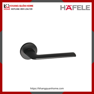 Khóa Tay Nắm Cửa Vệ Sinh DIY Set A Hafele 499.63.605 Đen Mờ