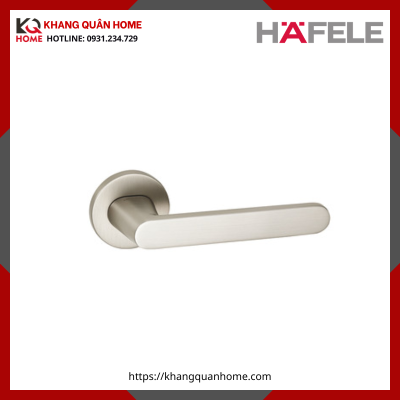 Khóa Tay Nắm Cửa Vệ Sinh DIY Set B Hafele 499.63.612 Nickel Mờ