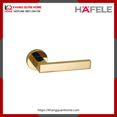 Khóa Tay Nắm Cửa DIY Set E Hafele 499.63.635 Đồng Đánh Bóng