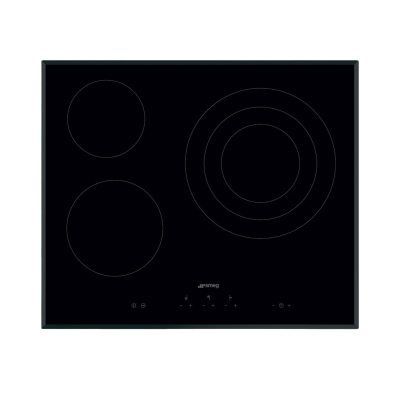 BẾP ĐIỆN SMEG, 60 CM, GỐM THỦY TINH, MÀU ĐEN SE363ETB 536.64.101