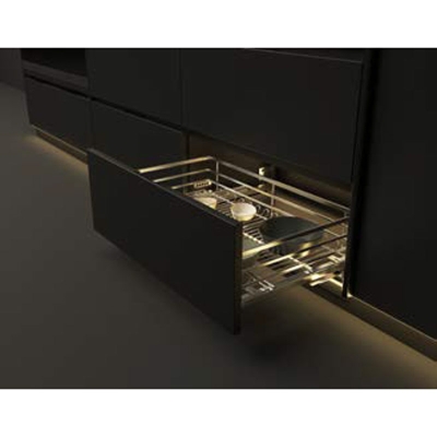 Rổ kéo để xoong nồi Cucina 900mm, Inox 304 Hafele 549.08.028