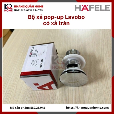 Bộ xả pop-up chậu có xả tràn Hafele 589.25.948
