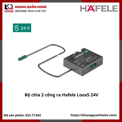 Bộ chia 2 cổng ra Hafele Loox5 24V- 833.77.842