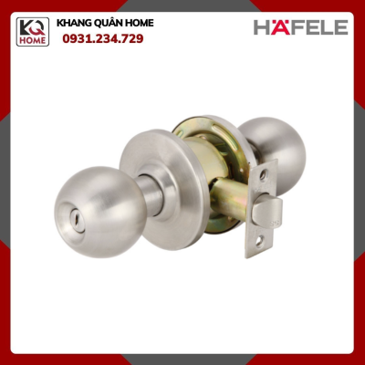 Khóa Tay Nắm Tròn Cửa WC Loại Lớn Hafele 911.64.246