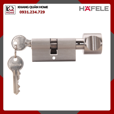 Ruột Khóa 1 Đầu Vặn 1 Đầu Chìa 60mm Hafele 916.96.305