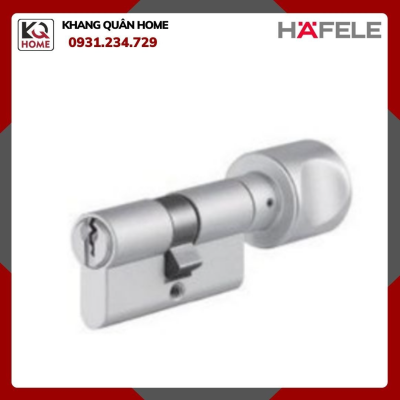 Ruột khóa 1 đầu chìa, 1 đầu vặn, chìa chủ_EM Hafele 916.96.669
