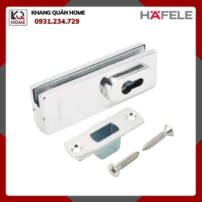 Khóa Kẹp Chân Kính Inox Mờ Hafele 981.50.030