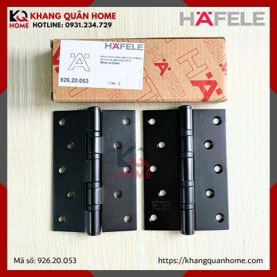 Bản Lề Lá 4 Vòng Bi 80Kg màu đen Hafele 926.20.053 