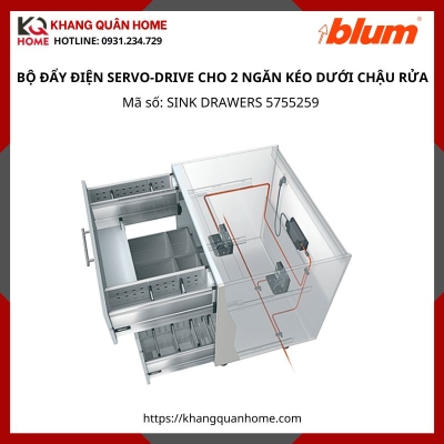 BỘ ĐẨY ĐIỆN SERVO-DRIVE CHO 2 NGĂN KÉO DƯỚI CHẬU RỬA 5755259