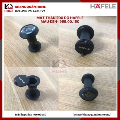 Mắt Thần Màu Đen Hafele 959.00.150- 200 độ