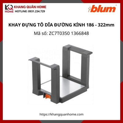 KHAY ĐỰNG TÔ DĨA  BLUM RỘNG 186 - 322MM ZC7T0350 1366848