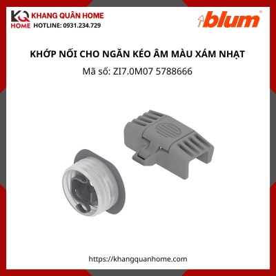 KHỚP NỐI CHO NGĂN KÉO ÂM MÀU XÁM NHẠT ZI7.0M07 5788666