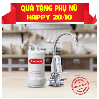 KHUYẾN MÃI 20-10- GIẢM GIÁ Máy lọc nước kiềm Mitsubishi Cleansui EU301 - Mừng Ngày Phụ Nữ Việt Nam