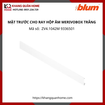 MẶT TRƯỚC CHO RAY HỘP ÂM MERIVOBOX 1042MM TRẮNG ZV4.1042M 9336501