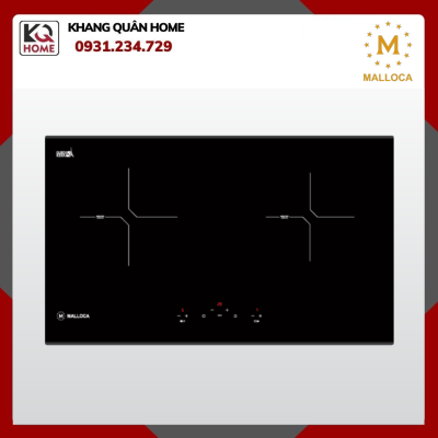 Bếp kính âm 2 từ  Malloca MH-02I N