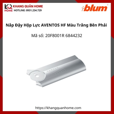 Nắp Đậy Hộp Lực Blum  AVENTOS HF Màu Trắng Bên Phải 20F8001R 6844232