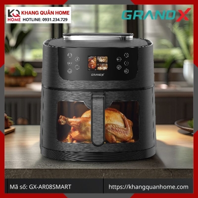 NỒI CHIÊN KHÔNG DẦU GRANDX GX-AR08SMART
