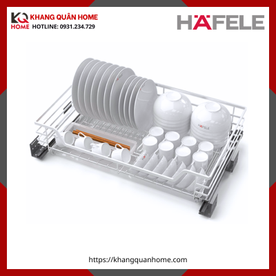 Giá Đựng Chén Dĩa 700mm Hafele 549.08.151 Có Ống Đựng Đũa
