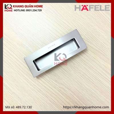 Tay Nắm Âm Cho Cửa Lùa Hafele 489.72.130 Inox Mờ