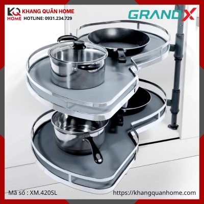 KỆ GÓC LIÊN HOÀN CHIẾC LÁ GRANDX XM.420SL (TRÁI)
