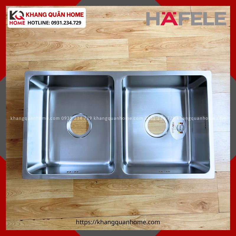 Hình Thực Tế Chậu Rửa Bát inox 2 Hố Hafele