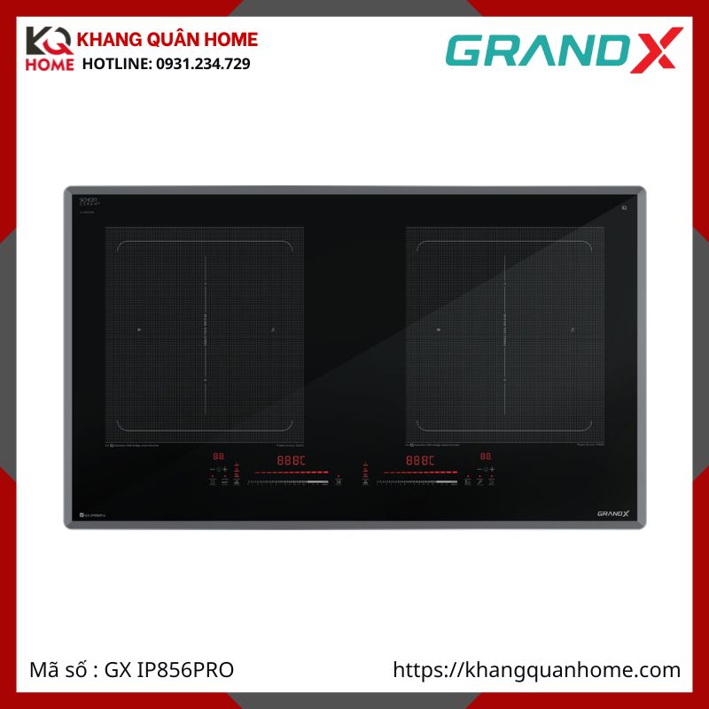 BẾP TỪ 2 VÙNG NẤU GRANDX GX IP856PRO