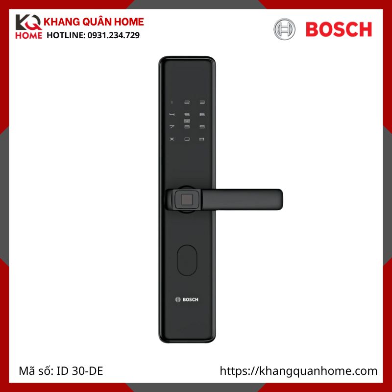 Khóa điện tử Bosch ID 30-DE Màu Đen 