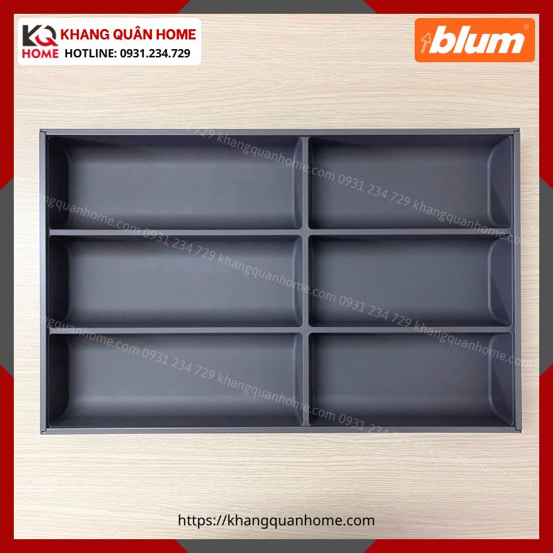 KHAY CHIA MUỖNG ĐŨA BLUM BS3 XÁM ĐẬM R300MM ZC7S500BS3 4497947