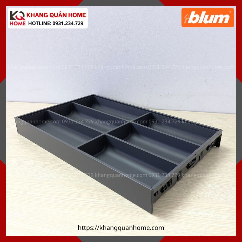 KHAY CHIA MUỖNG ĐŨA BLUM BS3 XÁM ĐẬM R300MM ZC7S500BS3 4497947