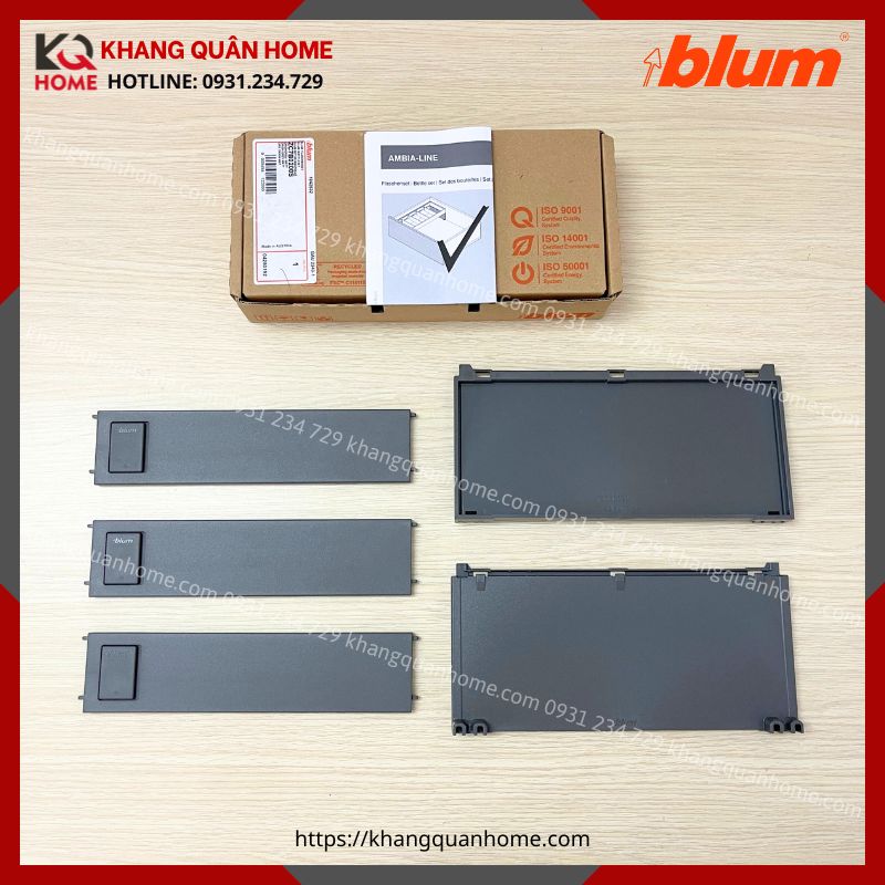 KHUNG CHIA CHAI LỌ BLUM MÀU XÁM ĐẬM ZC7B0200S 4250192