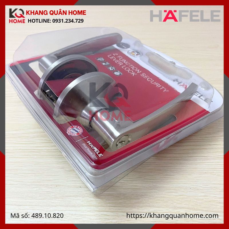 Khóa Tay Nắm Gạt Đầu Vặn Đầu Chìa Cho Cửa Hafele 489.10.820