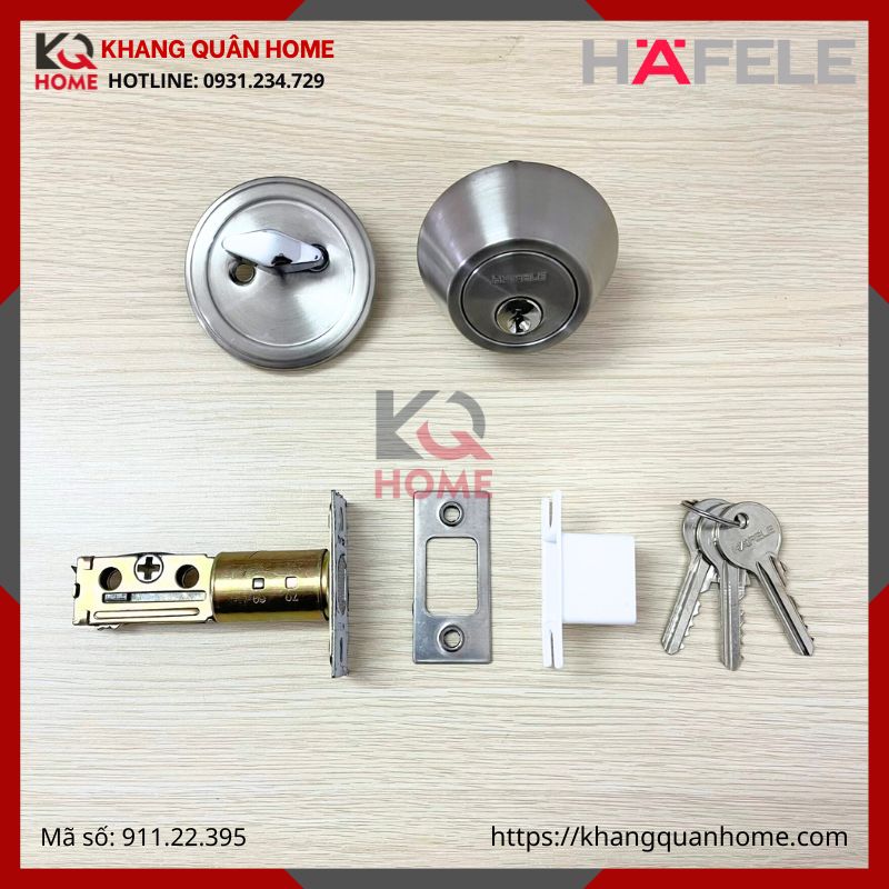 Khóa Cóc 1 Đầu Chìa 1 Đầu Vặn Loại Nhỏ Hafele 911.22.395