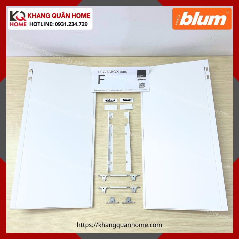 RAY HỘP BLUM LEGRABOX F MÀU TRẮNG 1471608 
