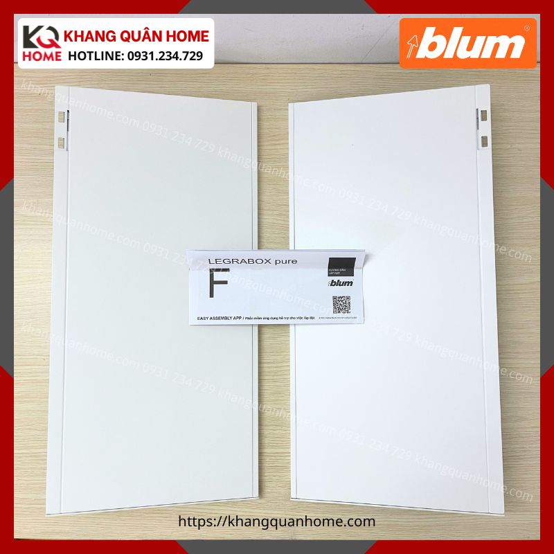 RAY HỘP BLUM LEGRABOX F MÀU TRẮNG 1471608 