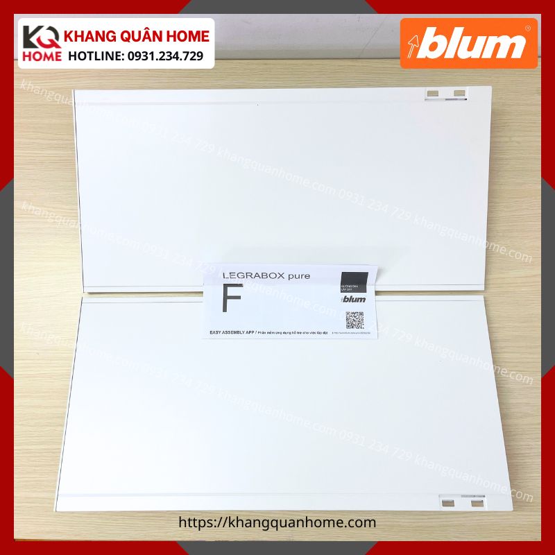 RAY HỘP BLUM LEGRABOX F MÀU TRẮNG 1471608 