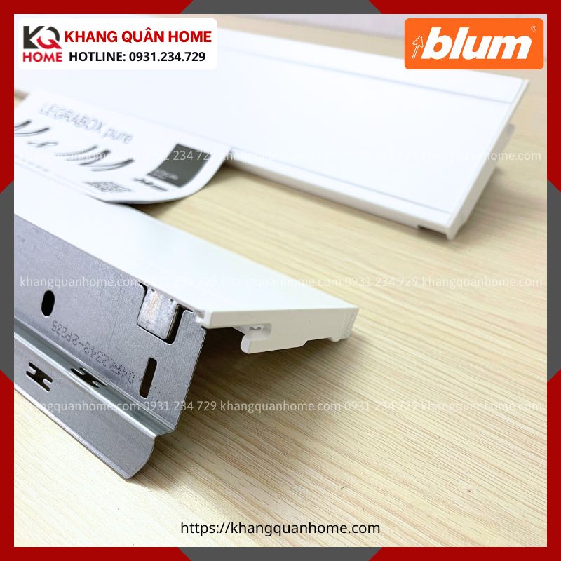 RAY HỘP BLUM LEGRABOX M 90,5MM TRẮNG LEGRABOX pure M 5721353