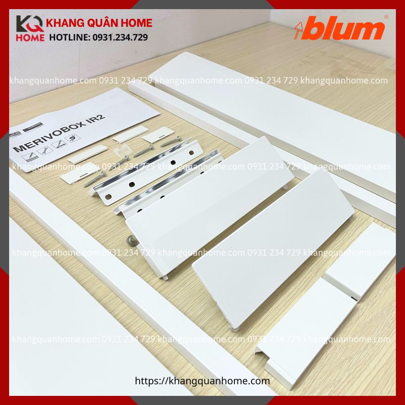 RAY HỘP BLUM MERIVOBOX IR2 MÀU TRẮNG 9920351
