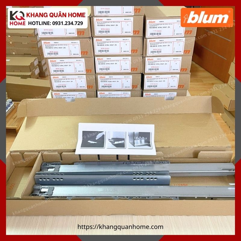 RAY TRƯỢT THÀNH HỘP LEGRABOX 8801456
