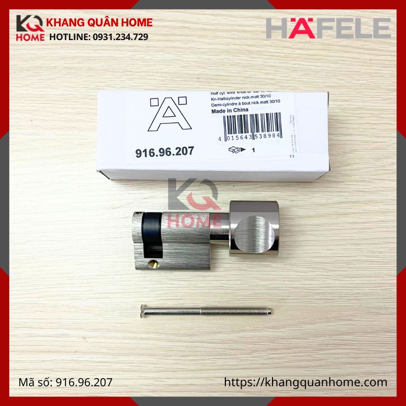 Ruột Khóa 1 Đầu Vặn 40mm Hafele 916.96.207