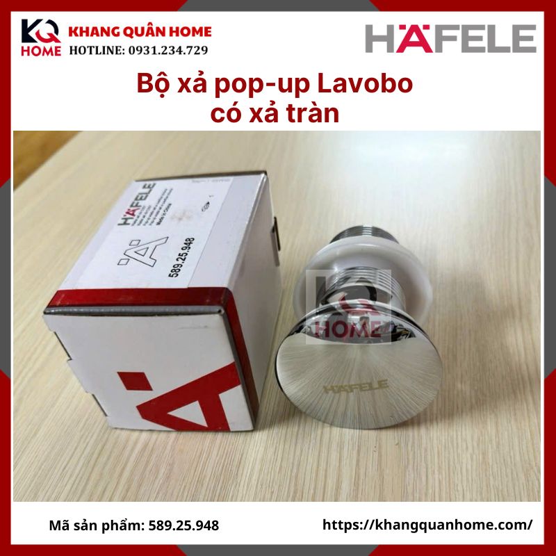 Bộ xả nhấn chậu lavobo Hafele 589.25.948