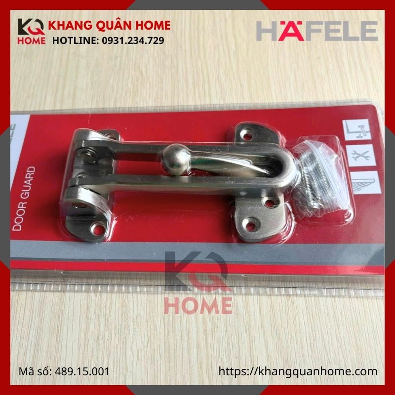 Chốt An Toàn Màu Niken Mờ Hafele 489.15.001