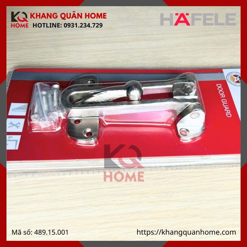 Chốt An Toàn Màu Niken Mờ Hafele 489.15.001