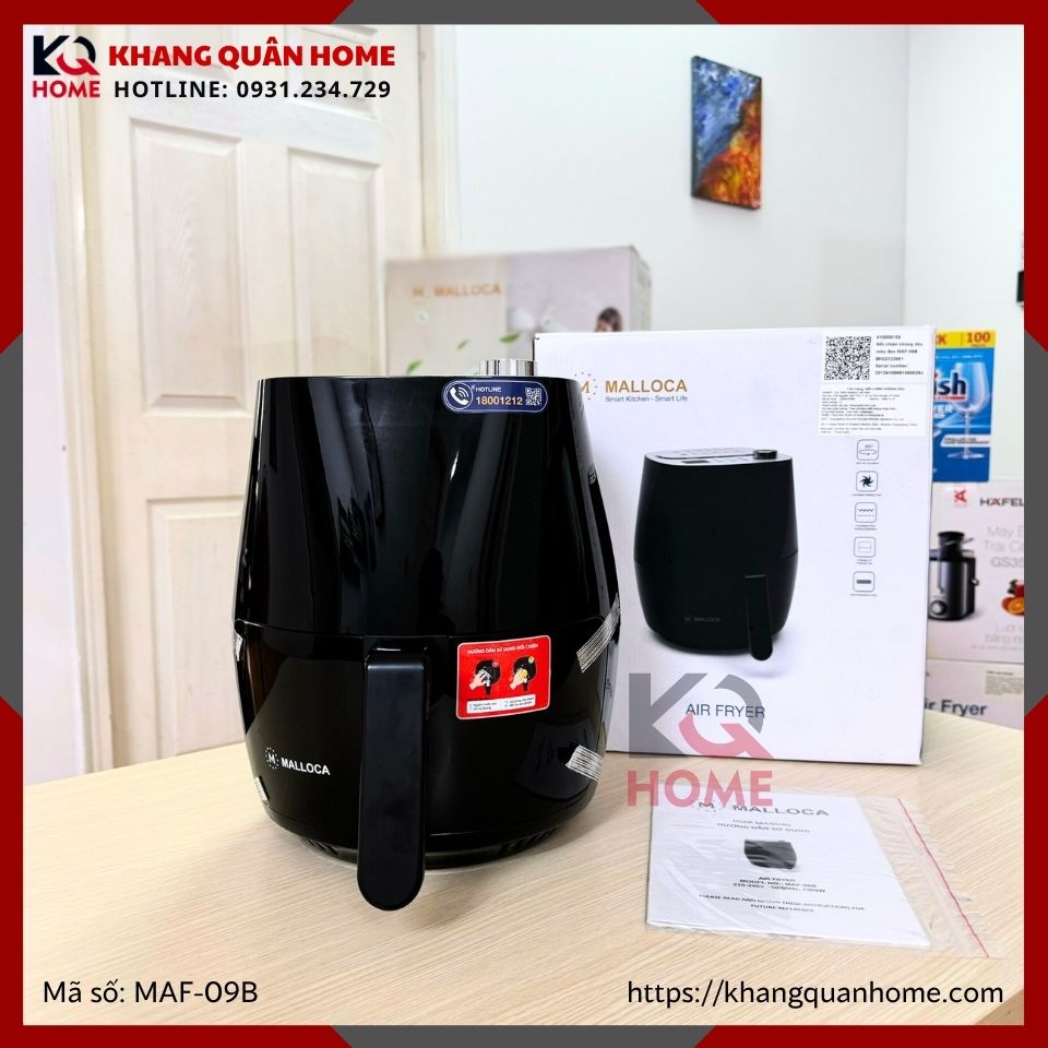 NỒI CHIÊN KHÔNG DẦU MALLOCA MAF-09B