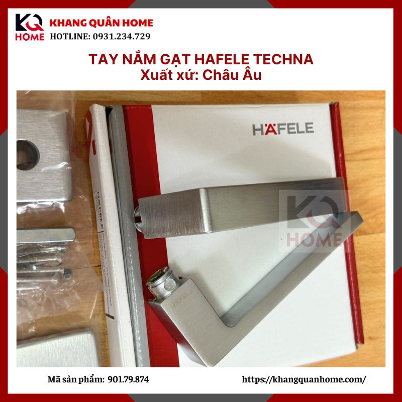 TAY KHÓA CỬA HAFELE 901.79.874 INOX