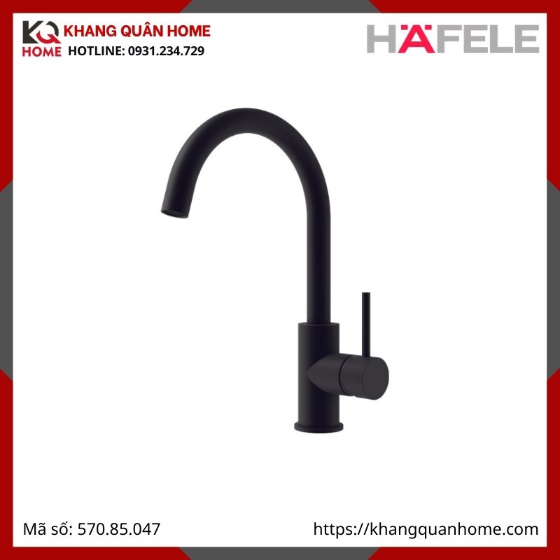 Vòi Rửa HT25-SH1F220 Hafele Màu đen 570.85.047