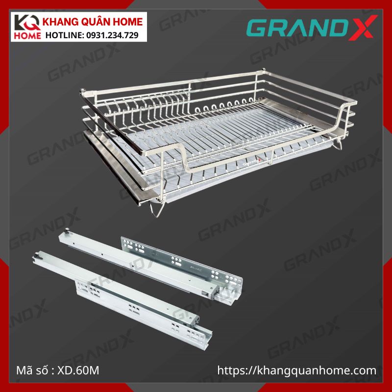 GIÁ BÁT ĐĨA GRANDX 600MM NAN OVAL XD.60M